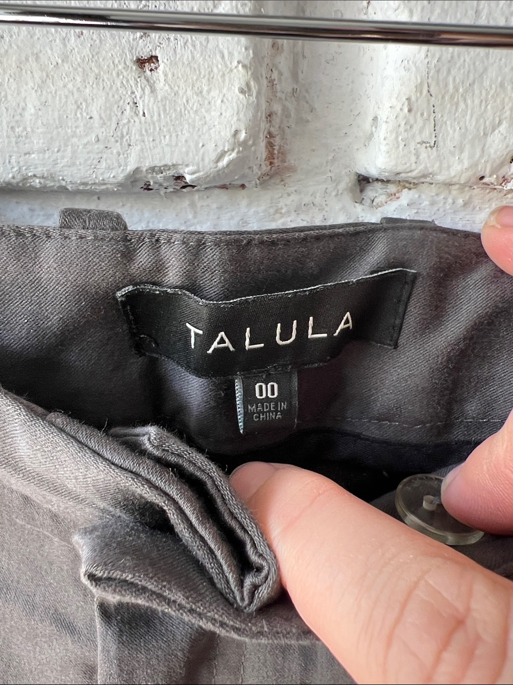 Dark grey Women's Cuffed Shorts talula fold shorts - Picture 3 of 5